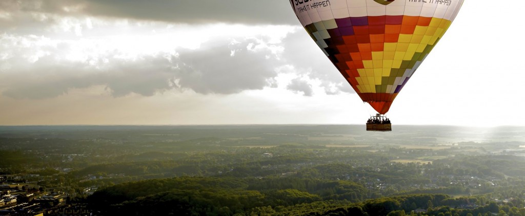 Der er smuk udsigt fra en luftballon